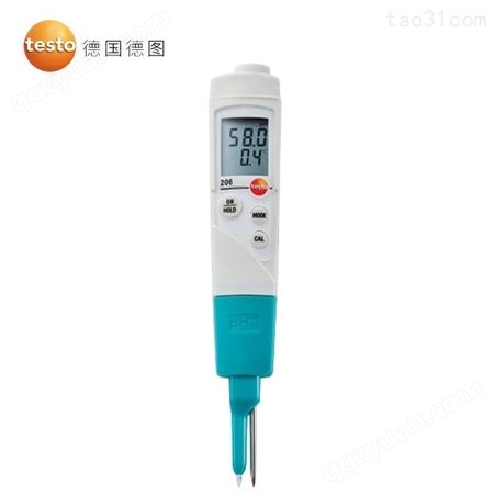 德国德图testo 206 水质pH酸碱度温度测量仪