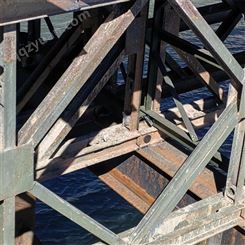 承接钢架桥工程建造建设 321型贝雷片 桥梁建筑工程用 搭拆方便