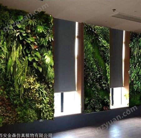 绿植墙制作 仿真植物墙批发 室内装饰用垂直绿化植物 上门测量尺寸