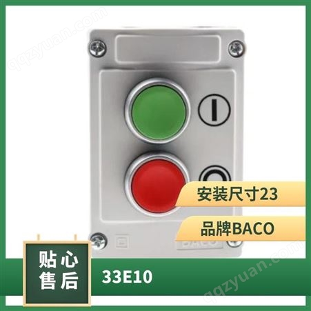 BACO 开关33E10 L22ED01B 36V及以下 带灯按钮 542 保护式 否