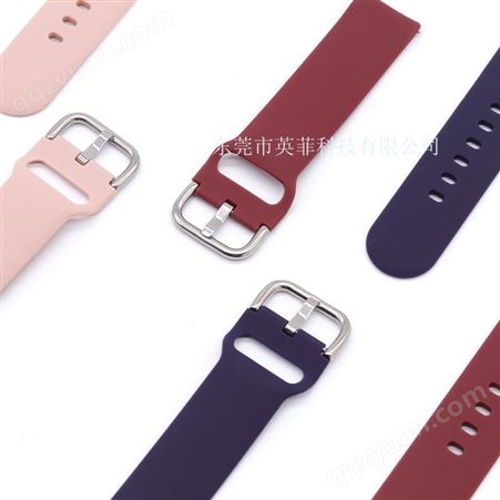 手表配件硅胶表带适用于iwatch表带s8华为gt3三星智能手表带批发