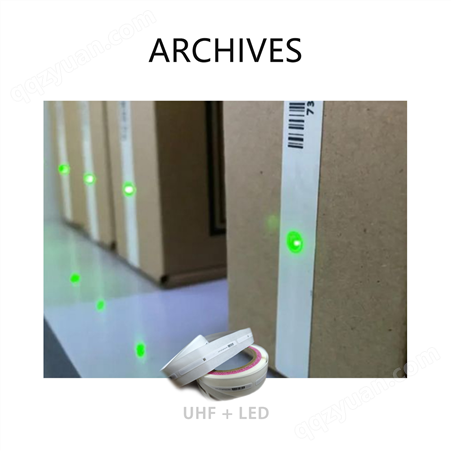 RFID智能标签超高频LED寻物标签带电缆电线亮灯快速定位盘点定位