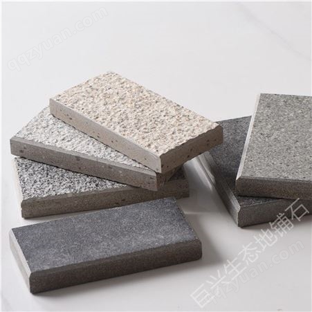 200*600mm生态地铺石厂家 中国黑陶瓷生态仿石砖 陶瓷生态铺路砖