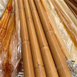 勃鸿定制 不锈钢竹节管仿真竹子户外篱笆护栏转印木纹烤漆竹子管