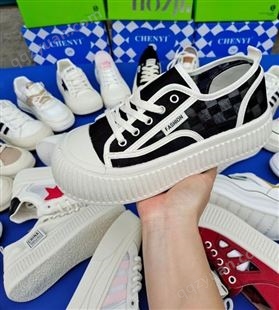 夏季厂家直供韩版小白鞋女ins学生镂空透气休闲鞋厚底增高街拍