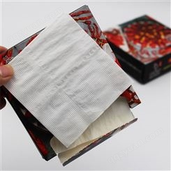 永源纸业 商用抽纸定做广告抽纸 餐饮纸巾 免费设计纸巾外包装