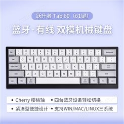 沃特概尔Tab60机械键盘cherry轴 蓝牙有线双模 游戏 办公 编程