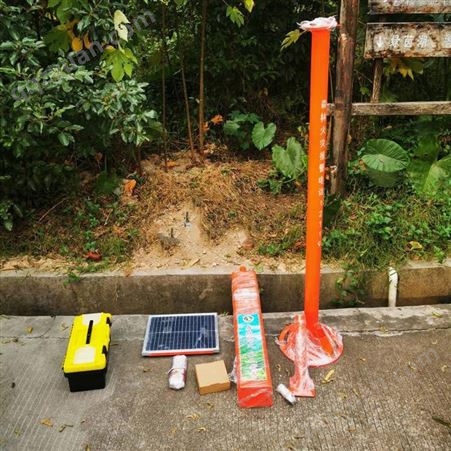 森林防火语音提示杆景区太阳能语音宣传杆自动语音播放智能电子杆