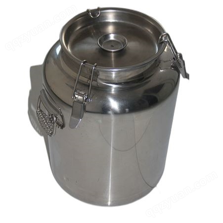 不锈钢储水桶直口圆形带盖带把手多用提桶304材质 冲压成型