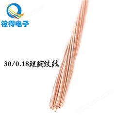 铨得厂家30/0.18BC铜绞线 铜编织散热3D铜网 量大更优惠