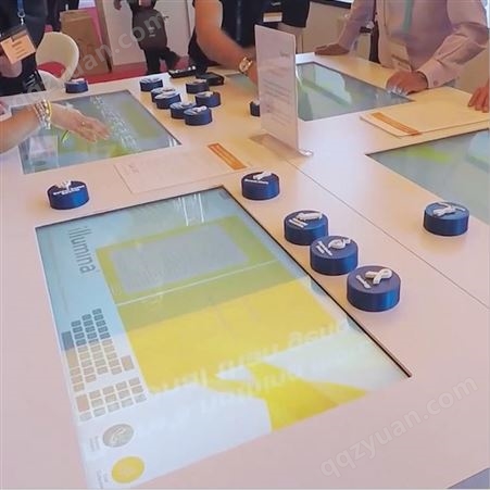 越视达55寸物体识别触摸屏 触摸桌 VR展示一体机 电容触摸一体机
