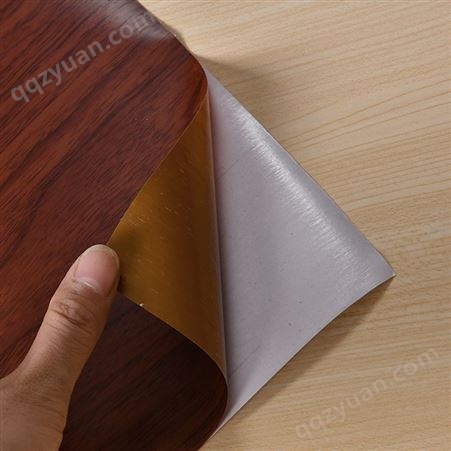 PVC自粘木纹贴纸防水展柜桌面木板旧家具翻新装饰膜波音软片小卷
