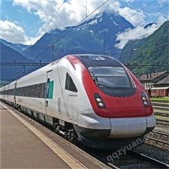 海外营销广告 瑞士联邦铁路火车头喷涂媒体冠名 企业推广找朝闻通