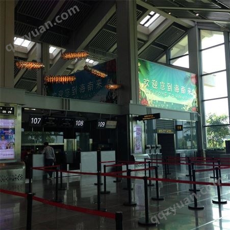 机场广告 海口国际机场大厅LED巨屏投放 户外广告灯箱推广找朝闻通
