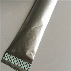 金尼 自粘铝箔胶带 有衬纸耐火耐高温纤维布 管道排烟管密封隔热