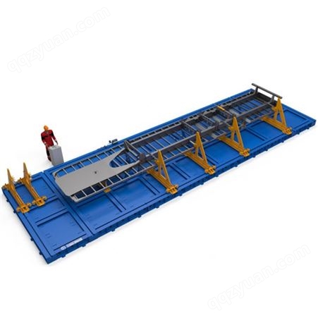 PM-12半拖车框架组对工作台 机床铸件 厂家定制 佩玛