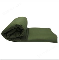 床垫 学生可拆洗棉褥子 上下铺透气军绿床褥 褥子厂家批发