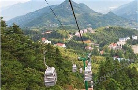 旅游景区山地旅游四人吊厢式索道 缆车厂家 国游品牌 缆车设备 产地北京