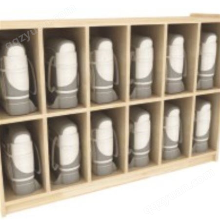 梦航玩具供应幼儿园教室设计布置 配套橡木系列儿童专用书包柜2层分区柜