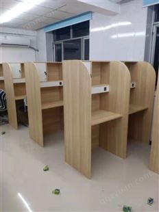 浩威家具 工厂直销自习教室用沉浸式自习桌椅