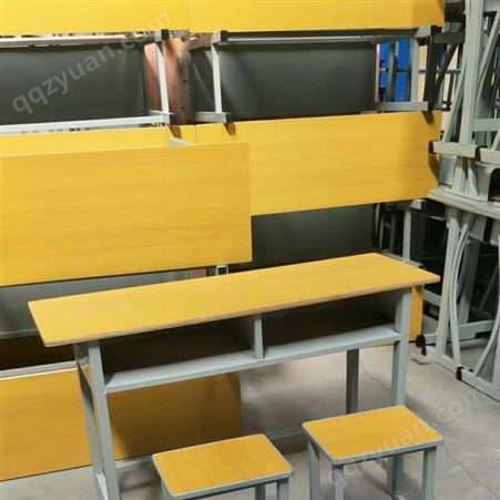 考研班教室课堂加厚单人课桌椅定制 浩威家具