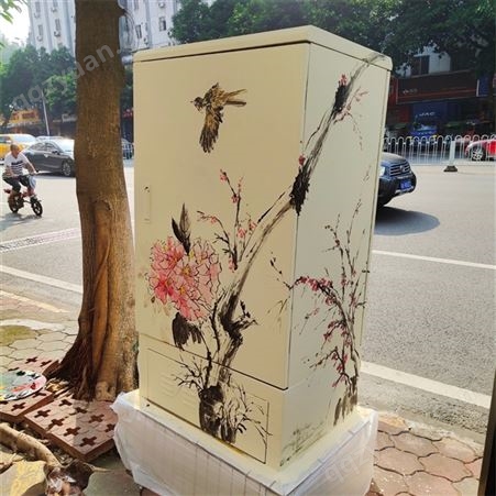 外墙美化电箱彩绘 户外美化涂鸦 街道创意施工