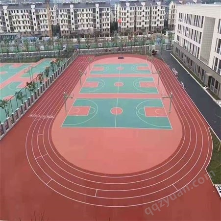 亿盛教学 透气型塑胶跑道 13mm新国标预制型学校运动场跑道