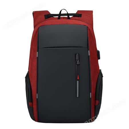 日常通勤商务包笔记本电脑包 多功能USB背包大容量双肩包可印logo