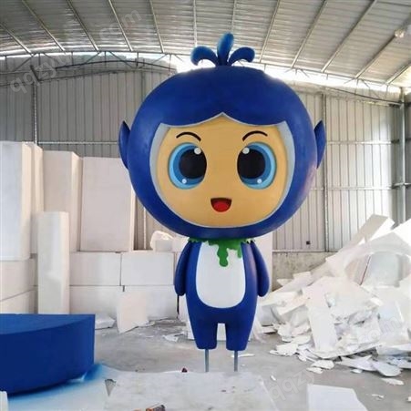 广州项目吉祥物泡沫卡通公仔雕塑造型好货期快