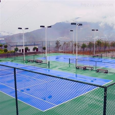 武汉羽毛球场施工 PU塑料地板价格 羽毛球场地 湖北硅pu球场厂家 泰立