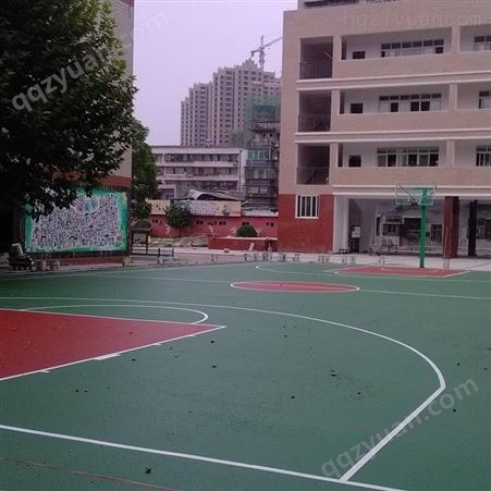 武汉羽毛球场施工 PU塑料地板价格 羽毛球场地 湖北硅pu球场厂家 泰立